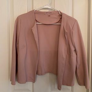 Philosophy unstructured pink blazer jacket